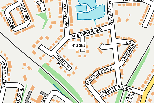 TN13 3EJ map - OS OpenMap – Local (Ordnance Survey)