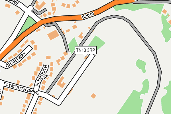 TN13 3RP map - OS OpenMap – Local (Ordnance Survey)