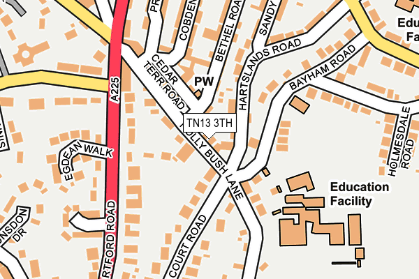 Map of TRADE TOYS LIMITED at local scale