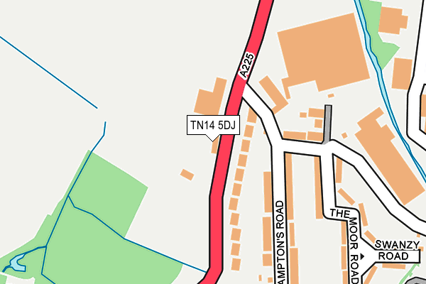 TN14 5DJ map - OS OpenMap – Local (Ordnance Survey)