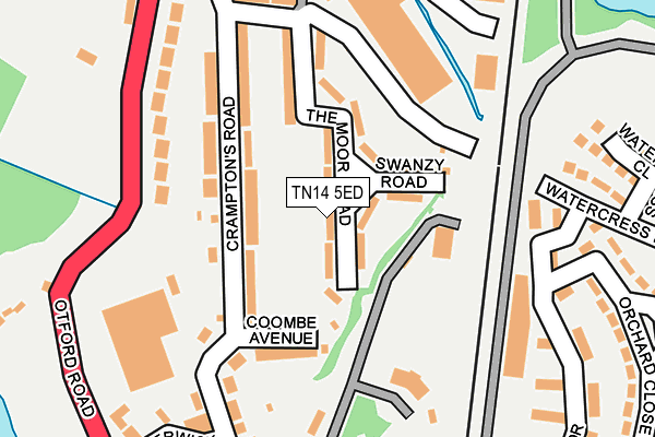 TN14 5ED map - OS OpenMap – Local (Ordnance Survey)