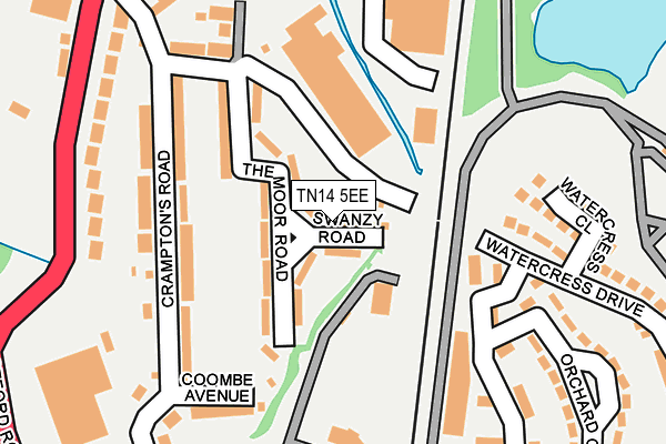 TN14 5EE map - OS OpenMap – Local (Ordnance Survey)