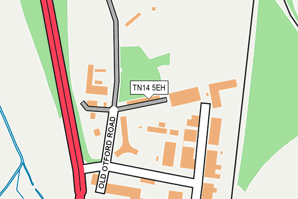TN14 5EH map - OS OpenMap – Local (Ordnance Survey)