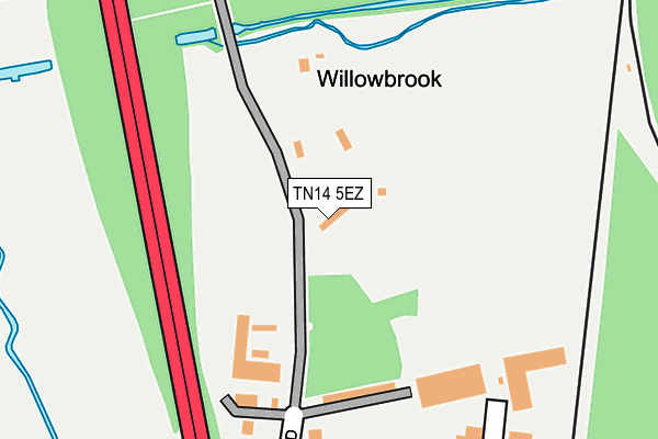 TN14 5EZ map - OS OpenMap – Local (Ordnance Survey)