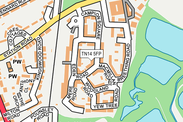 TN14 5FP map - OS OpenMap – Local (Ordnance Survey)