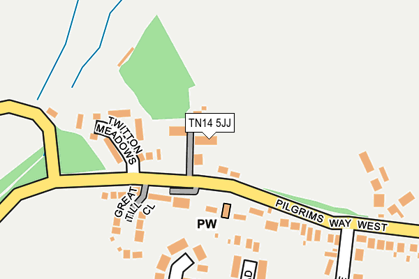 TN14 5JJ map - OS OpenMap – Local (Ordnance Survey)