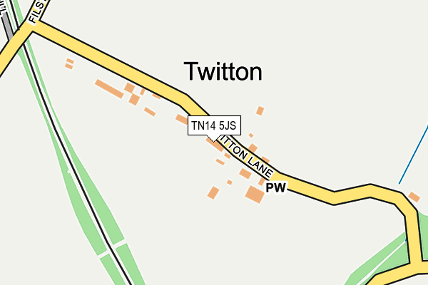 TN14 5JS map - OS OpenMap – Local (Ordnance Survey)