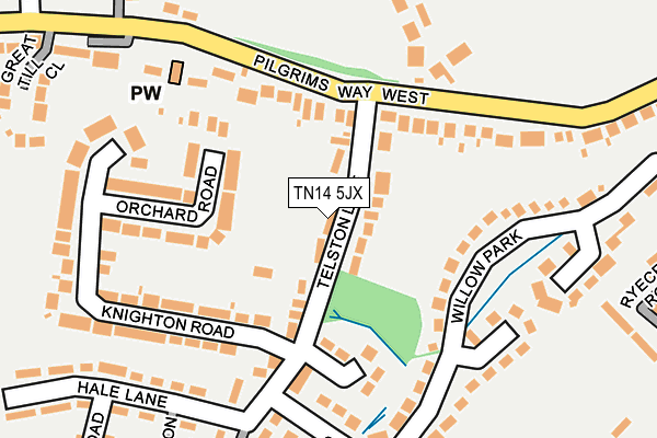 TN14 5JX map - OS OpenMap – Local (Ordnance Survey)