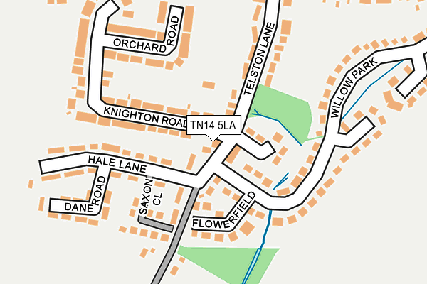 TN14 5LA map - OS OpenMap – Local (Ordnance Survey)