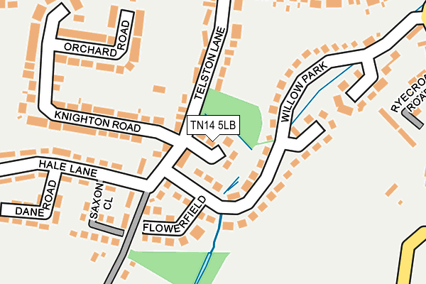 TN14 5LB map - OS OpenMap – Local (Ordnance Survey)
