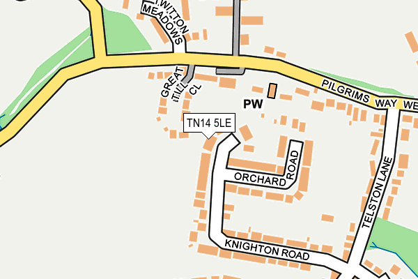 TN14 5LE map - OS OpenMap – Local (Ordnance Survey)