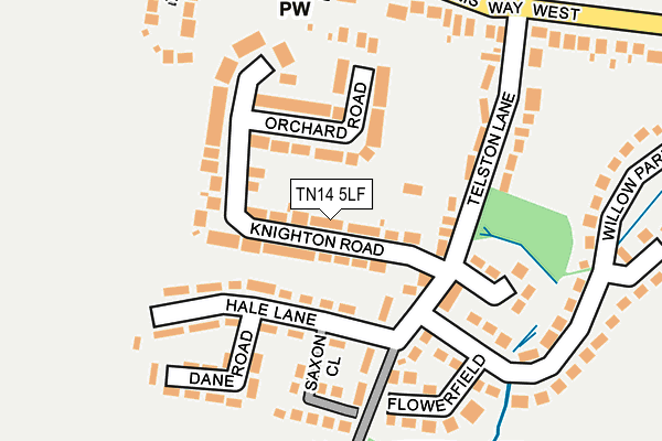 TN14 5LF map - OS OpenMap – Local (Ordnance Survey)