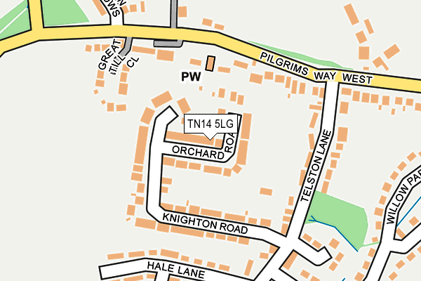 TN14 5LG map - OS OpenMap – Local (Ordnance Survey)