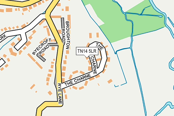 TN14 5LR map - OS OpenMap – Local (Ordnance Survey)