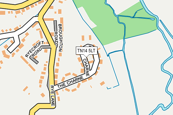 TN14 5LT map - OS OpenMap – Local (Ordnance Survey)