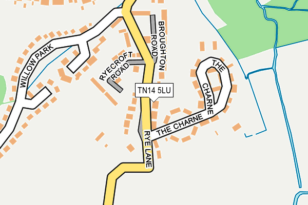 TN14 5LU map - OS OpenMap – Local (Ordnance Survey)