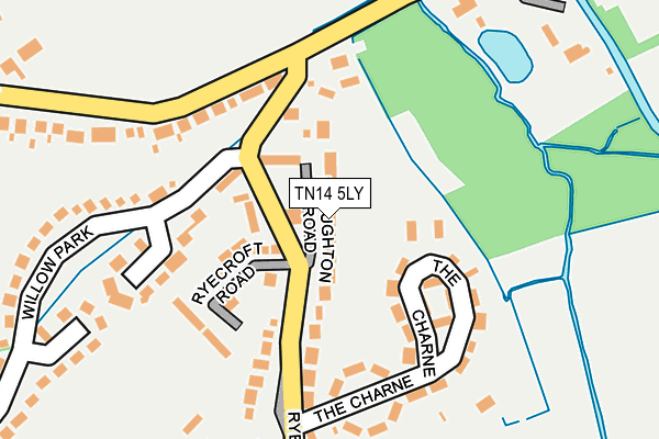 TN14 5LY map - OS OpenMap – Local (Ordnance Survey)