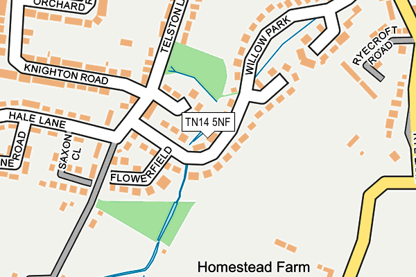 TN14 5NF map - OS OpenMap – Local (Ordnance Survey)
