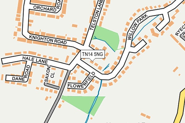 TN14 5NG map - OS OpenMap – Local (Ordnance Survey)