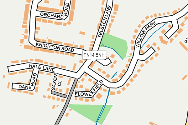 TN14 5NH map - OS OpenMap – Local (Ordnance Survey)