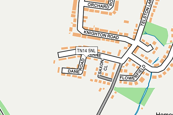 TN14 5NL map - OS OpenMap – Local (Ordnance Survey)