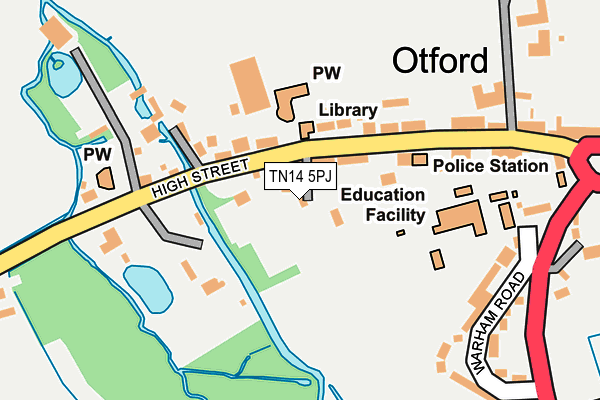 TN14 5PJ map - OS OpenMap – Local (Ordnance Survey)