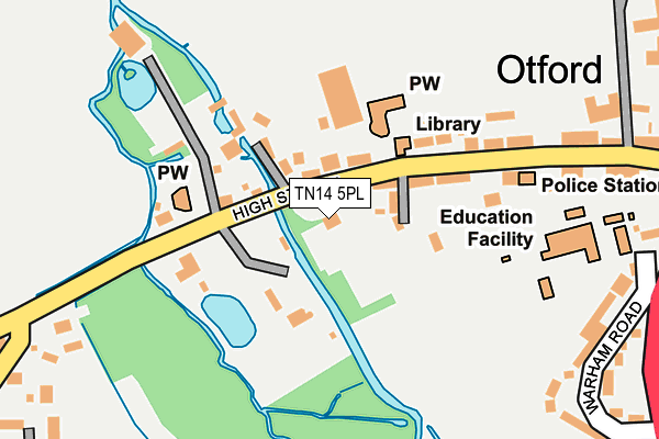 TN14 5PL map - OS OpenMap – Local (Ordnance Survey)