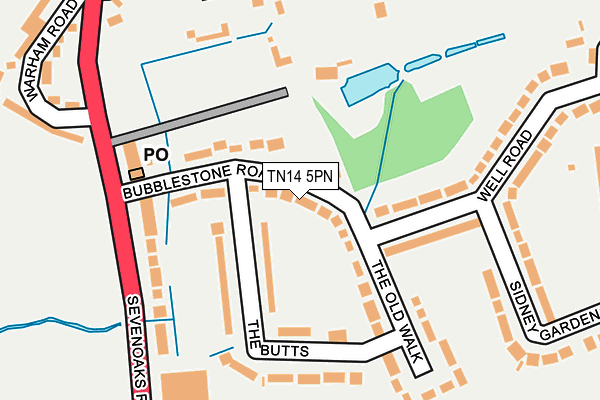 TN14 5PN map - OS OpenMap – Local (Ordnance Survey)