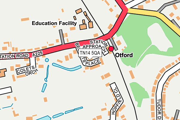 TN14 5QA map - OS OpenMap – Local (Ordnance Survey)