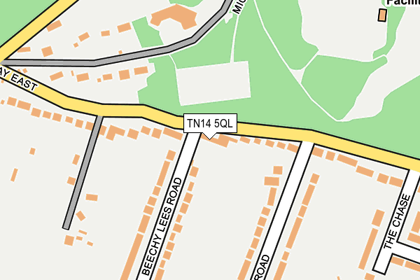 TN14 5QL map - OS OpenMap – Local (Ordnance Survey)