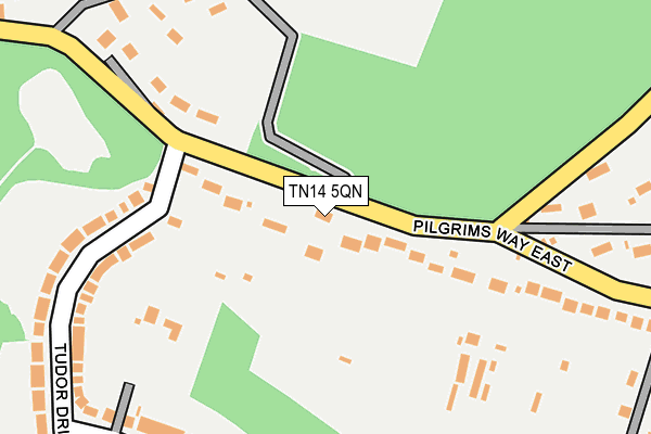 TN14 5QN map - OS OpenMap – Local (Ordnance Survey)
