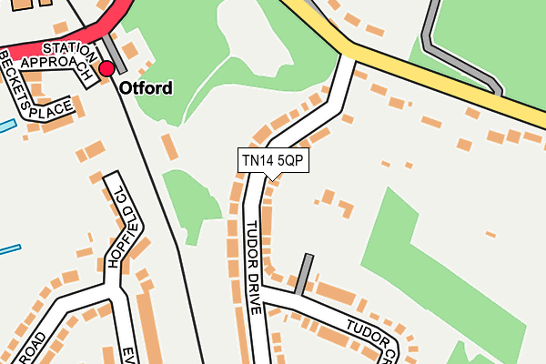 TN14 5QP map - OS OpenMap – Local (Ordnance Survey)