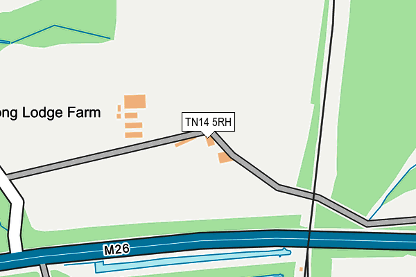 TN14 5RH map - OS OpenMap – Local (Ordnance Survey)
