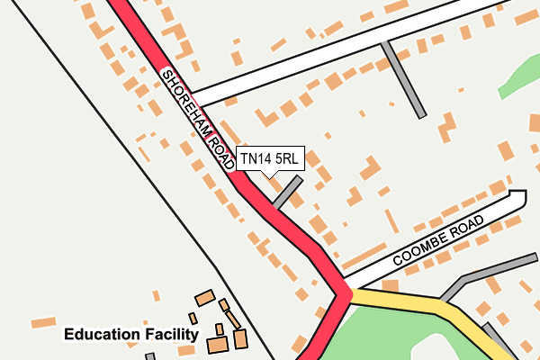 TN14 5RL map - OS OpenMap – Local (Ordnance Survey)