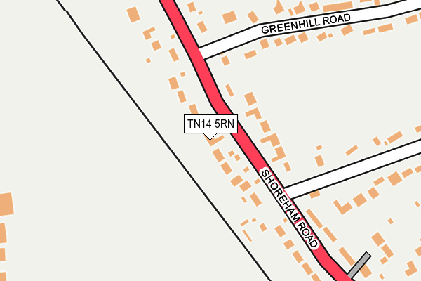 TN14 5RN map - OS OpenMap – Local (Ordnance Survey)