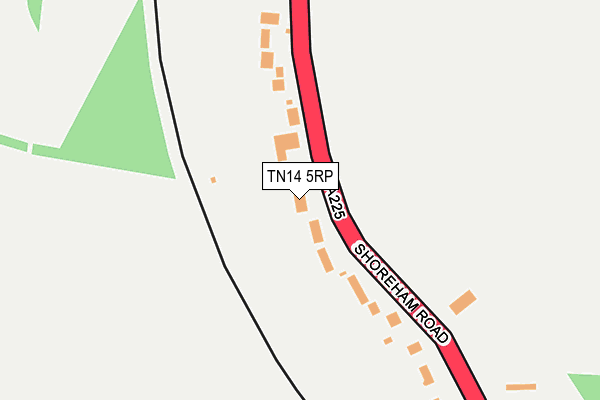 TN14 5RP map - OS OpenMap – Local (Ordnance Survey)