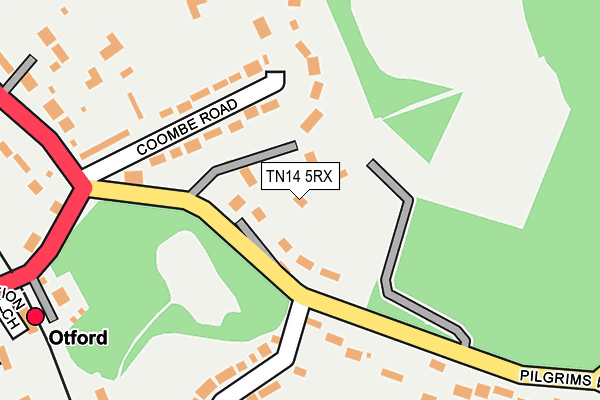 TN14 5RX map - OS OpenMap – Local (Ordnance Survey)