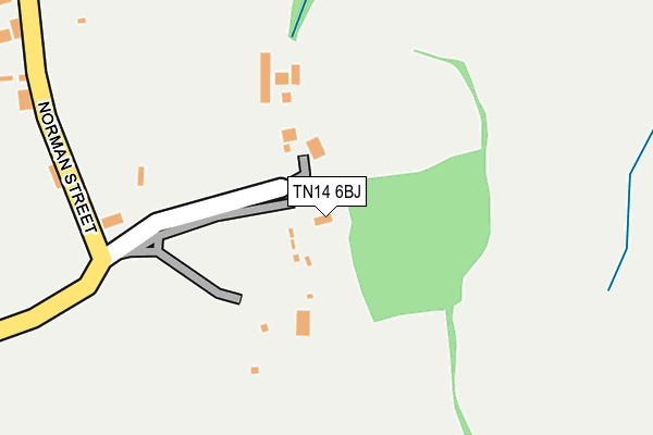 TN14 6BJ map - OS OpenMap – Local (Ordnance Survey)