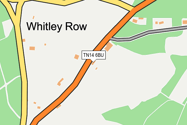 TN14 6BU map - OS OpenMap – Local (Ordnance Survey)