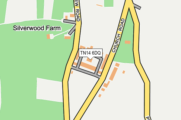 TN14 6DQ map - OS OpenMap – Local (Ordnance Survey)