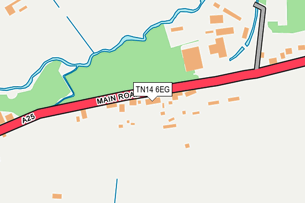 TN14 6EG map - OS OpenMap – Local (Ordnance Survey)