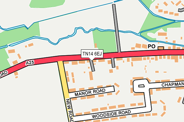Map of POWELL MECHANICAL SERVICES LIMITED at local scale