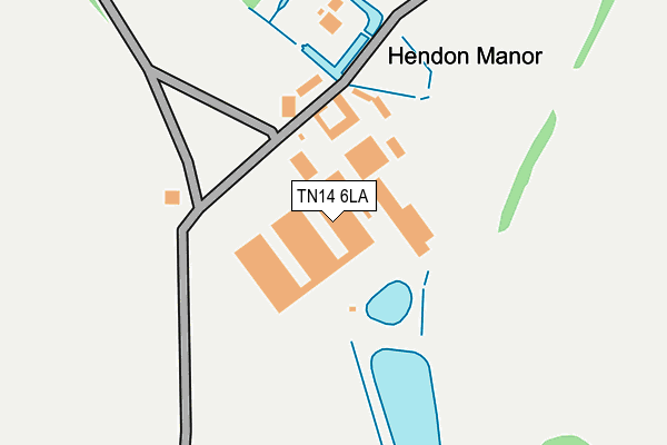 TN14 6LA map - OS OpenMap – Local (Ordnance Survey)