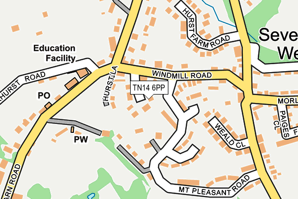 TN14 6PP map - OS OpenMap – Local (Ordnance Survey)
