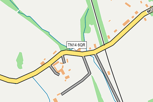 TN14 6QR map - OS OpenMap – Local (Ordnance Survey)
