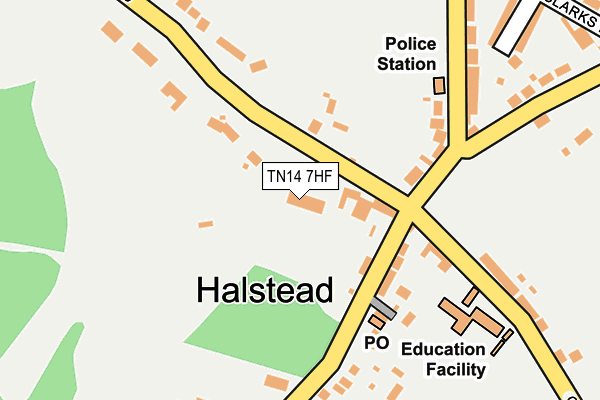 Map of HEADLANDS (THORPENESS) LIMITED at local scale