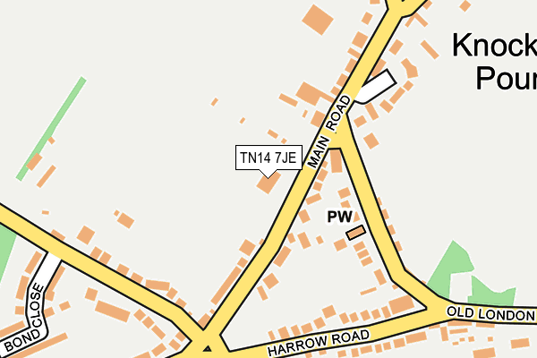 Map of ANDREW RAY BISHOP LTD at local scale