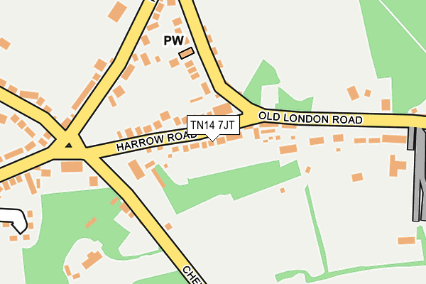 Map of CORRION LIMITED at local scale