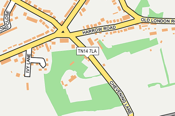 TN14 7LA map - OS OpenMap – Local (Ordnance Survey)