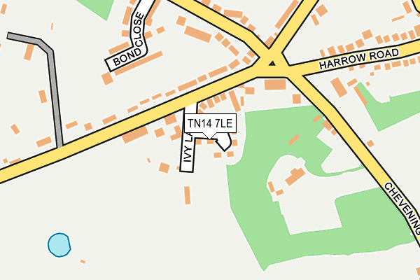 TN14 7LE map - OS OpenMap – Local (Ordnance Survey)